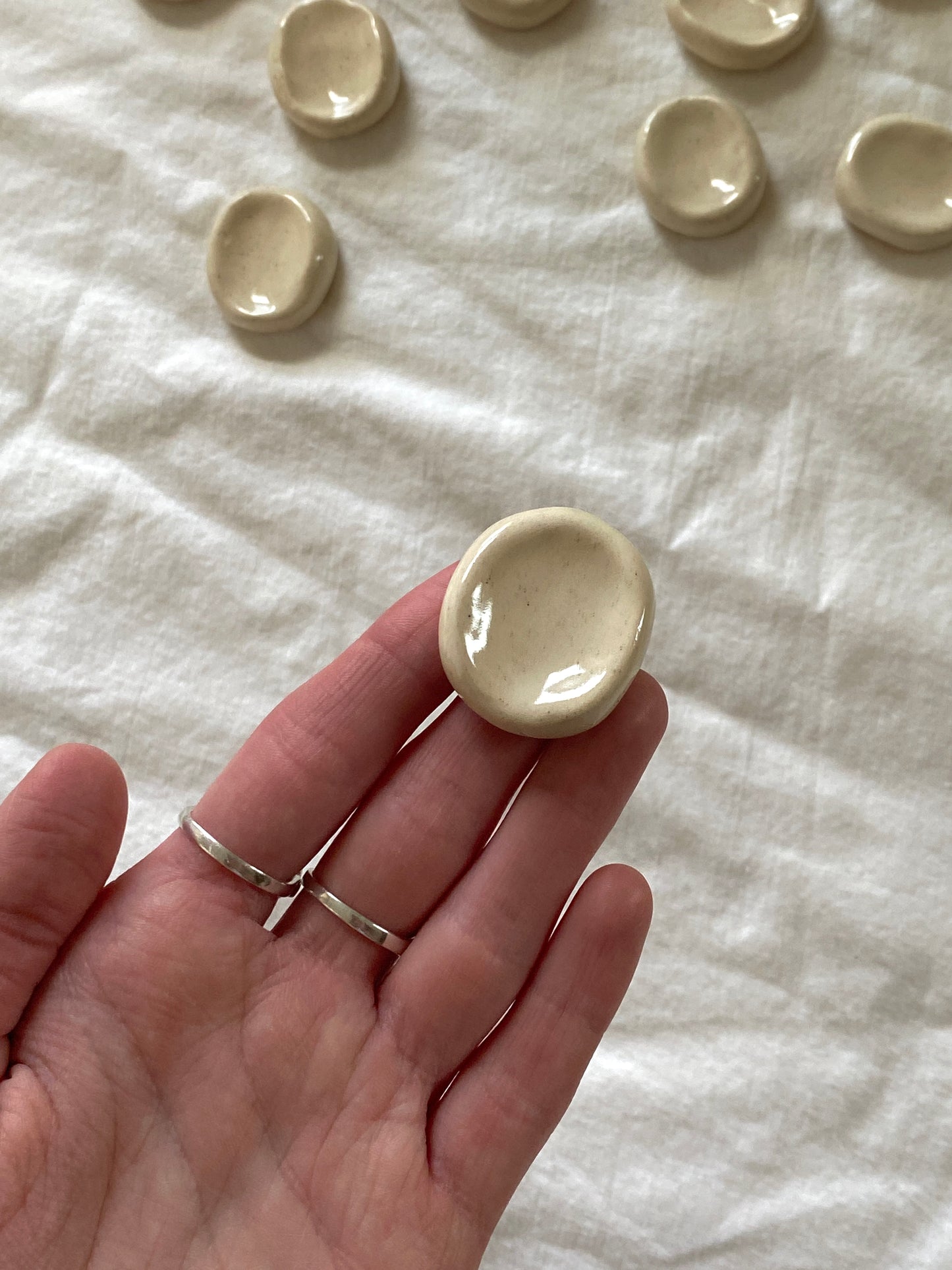 worry stones | cream