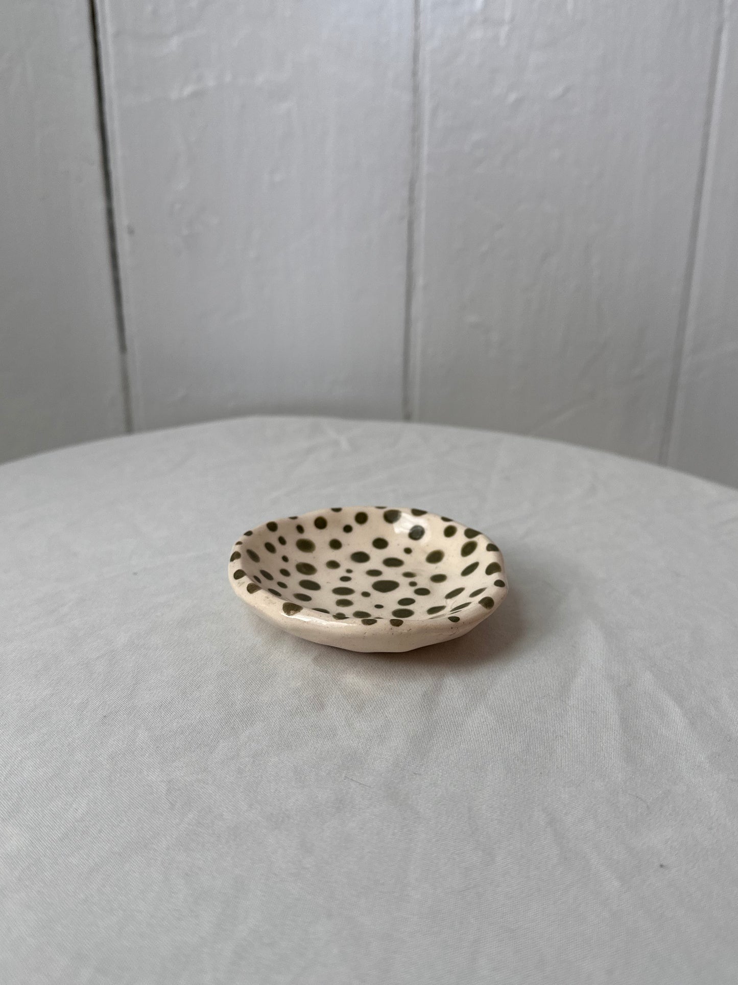 polka dot dish